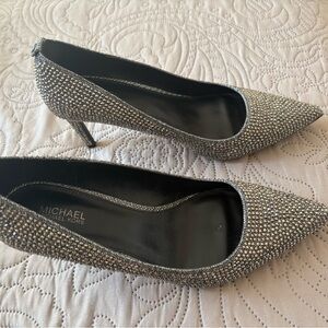 Michael Kors Glittering Silver Heels